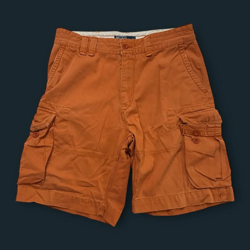 Polo Ralph Lauren Orange Cargo Shorts